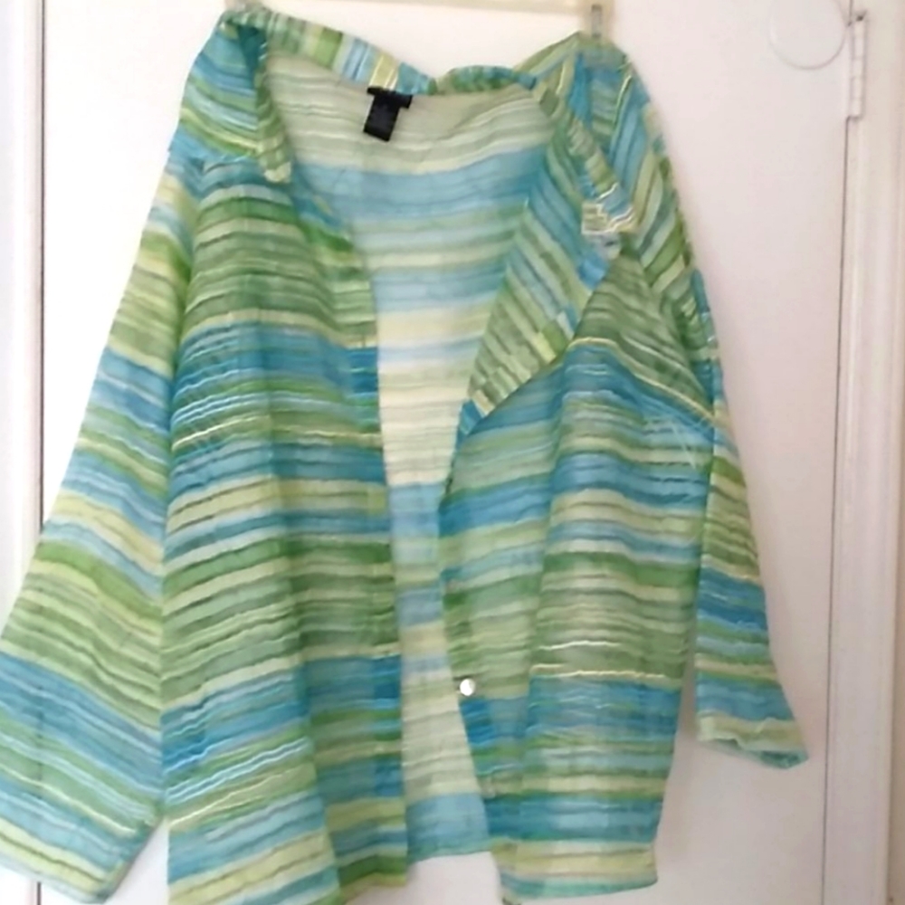 See thru Citiknit top